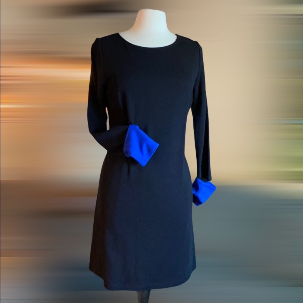 Stretch Jersey sheath dress LDB with Royal Cuff